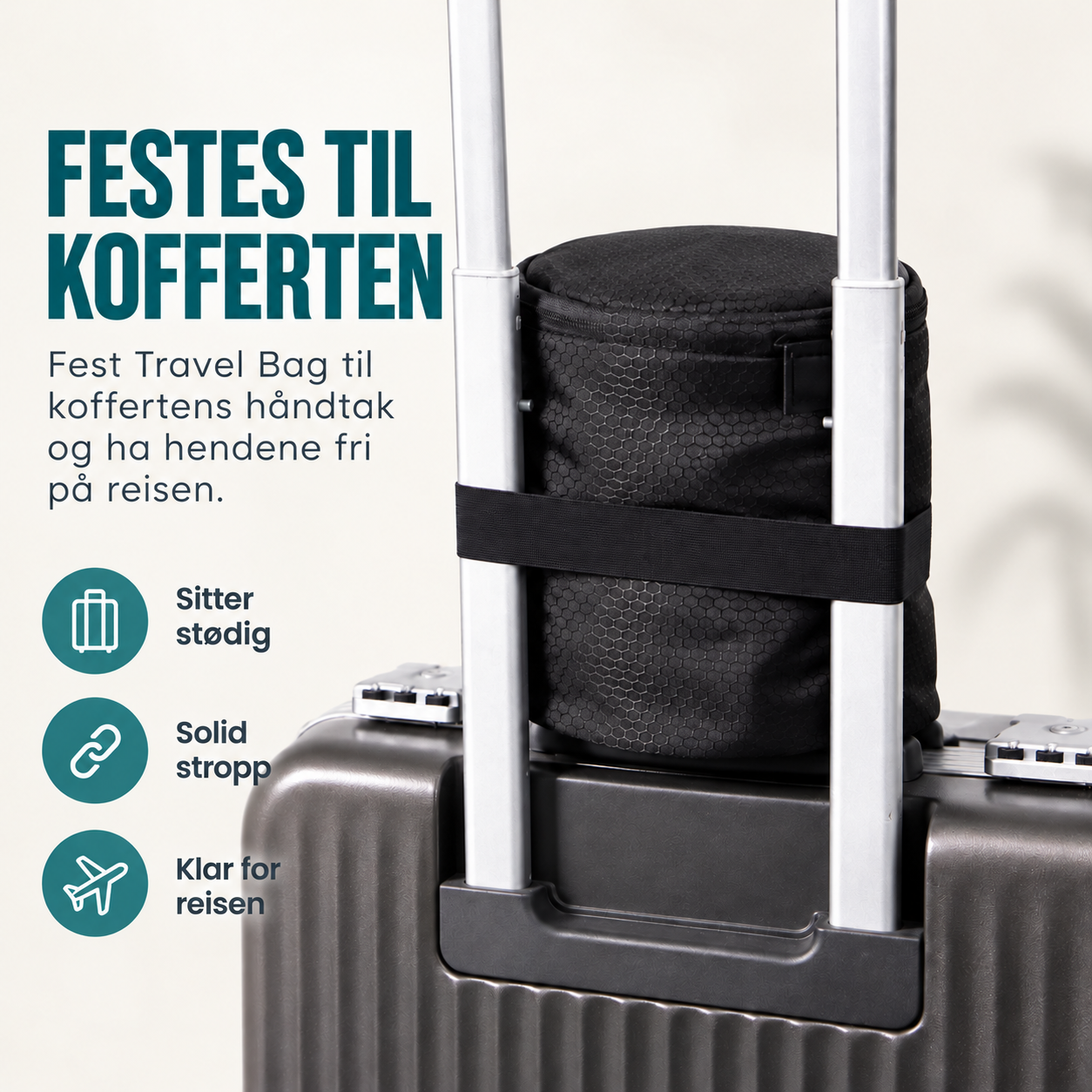 SitteBris Travel Bag – på reisen